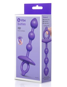 B-VIBE ZIP SILICONE ANAL BEADS 2