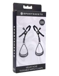 SPORTSHEETS VELVET NOIR TUGGABLE NIPPLE 2
