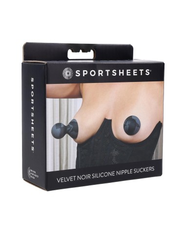 SPORTSHEETS VELVET NOIR SILICONE NIPPLE