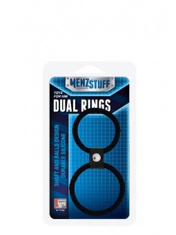 MENZSTUFF DUAL RINGS BLACK