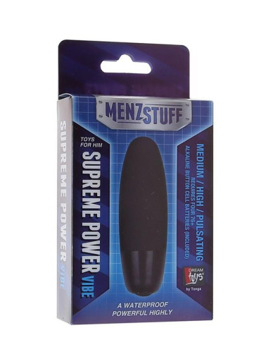 MENZSTUFF SUPREME POWER VIBE BLACK acquista online su Porky's Store