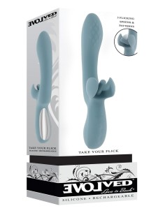 EVOLVED RABBIT VIBRATOR TAKE YOUR FLICK 2