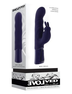 EVOLVED RABBIT VIBRATOR BIG DEAL BLACK 2