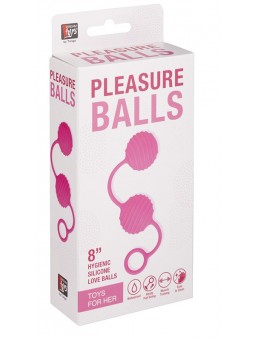 NEON PLEASURE BALLS PINK