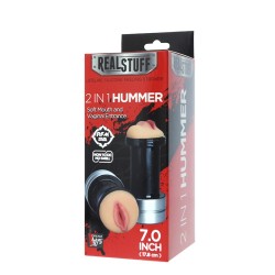 REALSTUFF 2 IN 1 HUMMER - MOUTH & VAGINA acquista online su Porky's Store