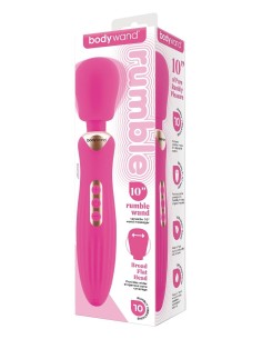 BODYWAND RUMBLE WAND 10 INCH HOT PINK 2