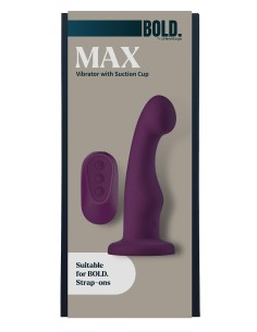 BOLD. MAX REMOTE CONTROLLED VIBRATOR WIT 2