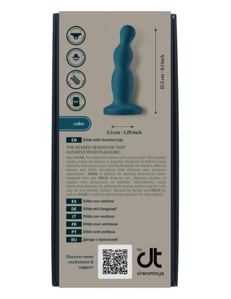 BOLD. RUNE  DILDO WITH SUCTION CUP RUNE