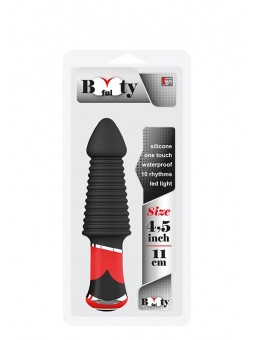BOOTYFUL RIDGED VIBE BLACK