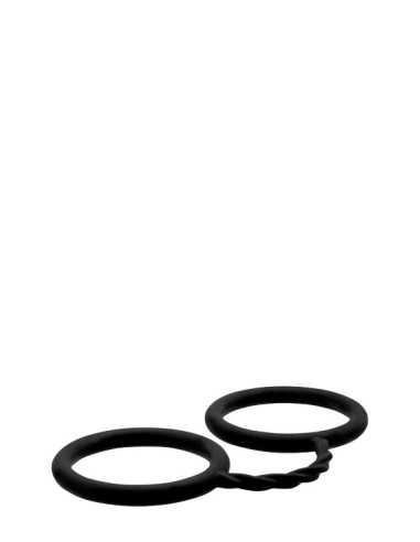 BONDX SILICONE CUFFS BLACK acquista online su Porky's Store