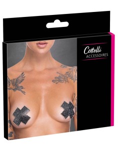 Nipple Jewellery cross black 2