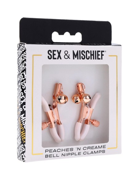 PEACHES 'N CREAME BELL NIPPLE CLAMPS