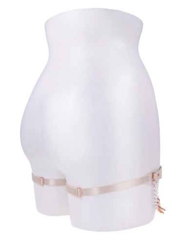 PEACHES 'N CREAME PEARL GARTERS