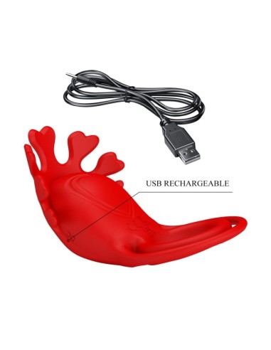 Pretty Love Vibrant Penis Ring Ruben Red