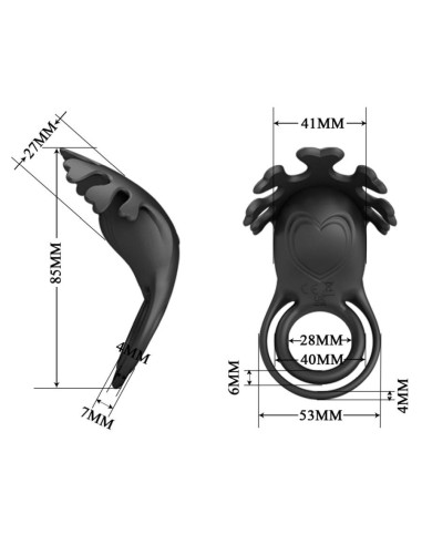 Pretty Love Vibrant Penis Ring Ruben Bla