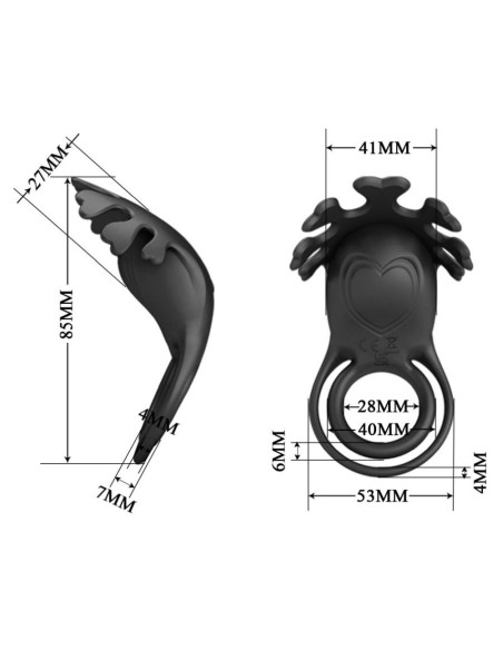 Pretty Love Vibrant Penis Ring Ruben Bla