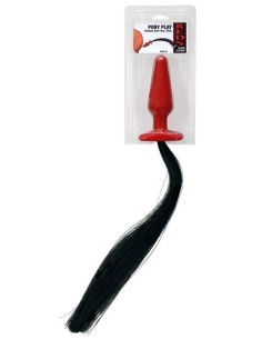 Pony Play Whip Butt Plug - Small - 2
