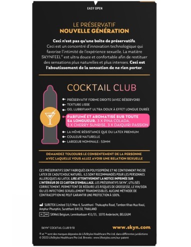 Skyn Cocktail Club x 9 FR