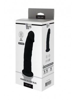 REAL LOVE DILDO 7.5INCH BLACK
