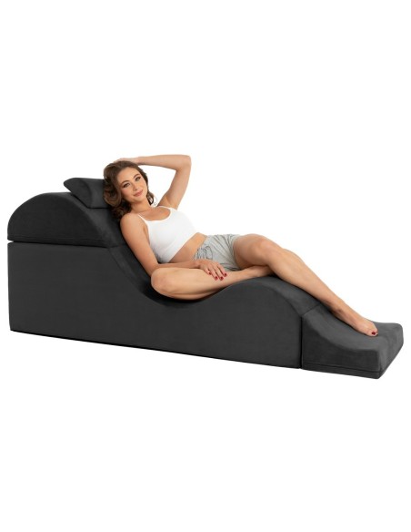 Aria Flip Chaise Black 22"