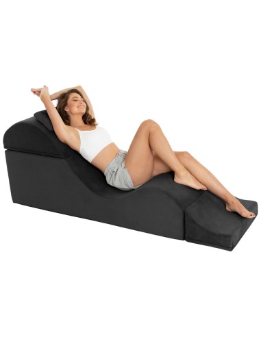 Aria Flip Chaise Black 22"