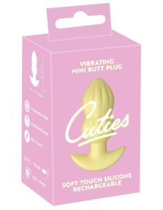 Cuties Vibrating Plug Yellow 2