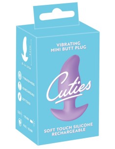 Cuties Vibrating Plug Purple 2