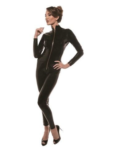 GUILTY PLEASURE TOTAL ECLIPSE CATSUIT BLACK