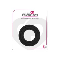 ALL TIME FAVORITES 3 SILICONE COCKRINGS acquista online su Porky's Store