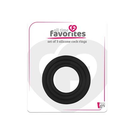 ALL TIME FAVORITES 3 SILICONE COCKRINGS acquista online su Porky's Store