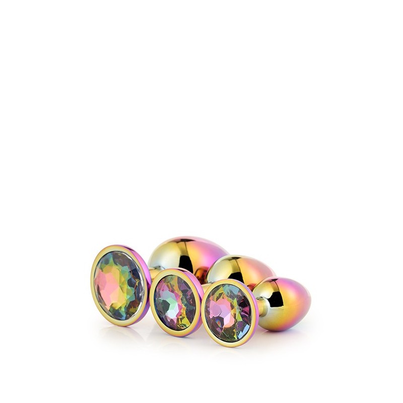 GLEAMING LOVE MULTICOLOUR PLUG SET acquista online su Porky's Store