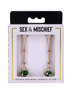 SPORTSHEETS INDICA CRYSTAL NIPPLE CLIPS 2