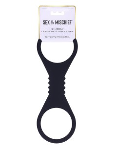 SPORTSHEETS SHADOW LARGE SILICONE CUFFS 2