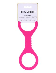 SPORTSHEETS SMALL HOT PINK SILICONE CUFF 2