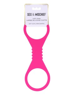 SPORTSHEETS LARGE HOT PINK SILICONE CUFF 2