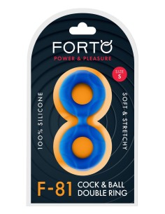 FORTO F-81 DOUBLE RING 44MM BLUE 2