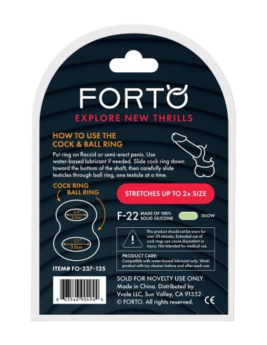FORTO F-22 D RING SMALL GLOW