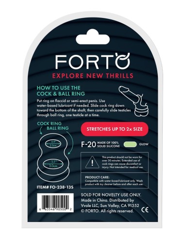 FORTO F-20 BALLS STRETCHER SMALL GLOW