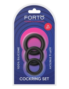 FORTO F-39 TRIO COCKRING SET BLACK 2