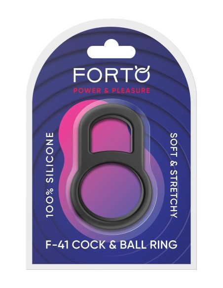 FORTO F-41 LOCK COCK AND BALL RING BLACK