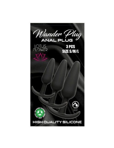 WANDER PLUG SET 3 PCS. S-M-L