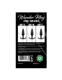 WANDER PLUG SET 3 PCS. S-M-L 2