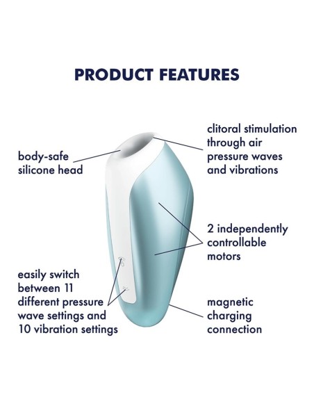SATISFYER LOVE BREEZE -Blue