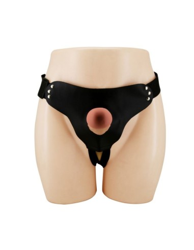 Pretty Love Stark Harness Briefs Flesh