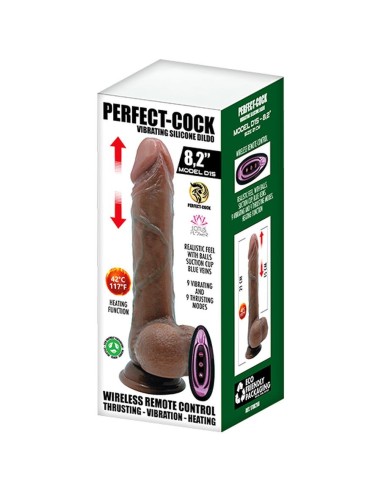 PERFECT-COCK D15 - 8,2" inch. VIB. DILDO