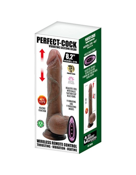 PERFECT-COCK D15 - 8,2" inch. VIB. DILDO