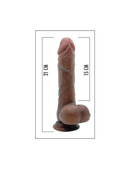 PERFECT-COCK D15 - 8,2" inch. VIB. DILDO