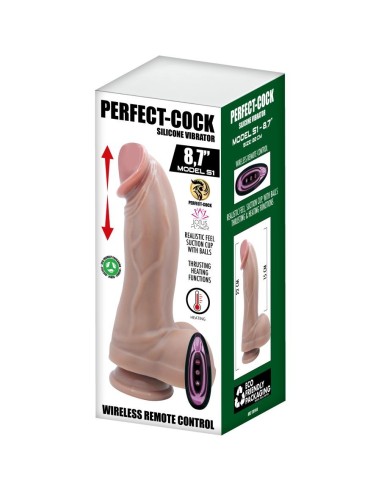 PERFECT-COCK S1 - 8,7" inch. VIB. DILDO