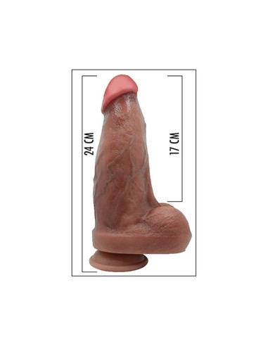 PERFECT-COCK S13 - 9,5" inch. VIB. DILDO