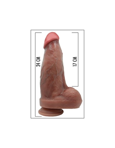 PERFECT-COCK S13 - 9,5" inch. VIB. DILDO